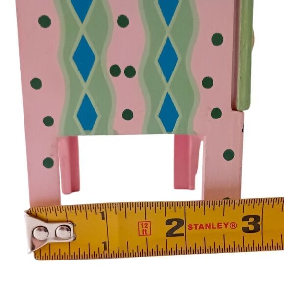 Milson & Louis Hand Painted Jewelry Box Chest Of Drawers Colorful Shabby READ - Picture 2 of 16